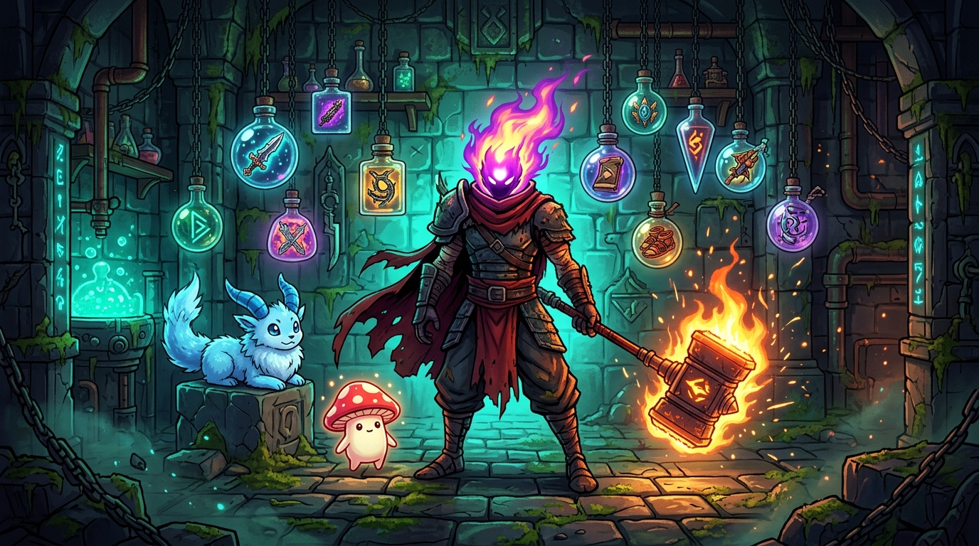 کراساور رسمی تراریا با Dead Cells و Palworld
